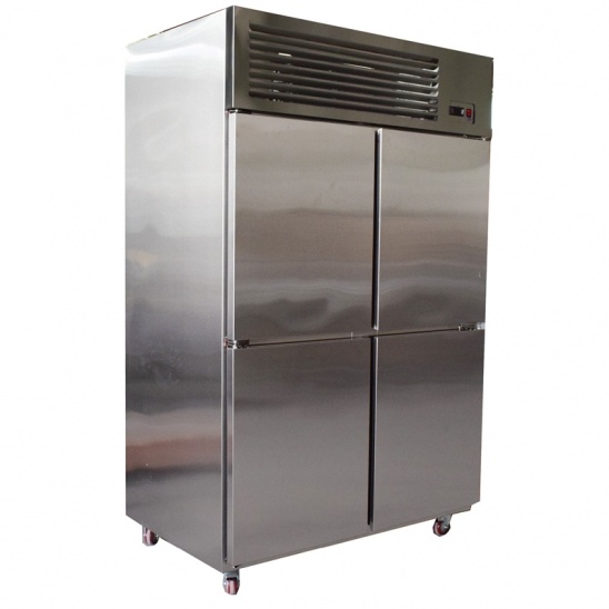 1.0 de LG de 4 Puertas de acero inoxidable cocina industrial congelador 