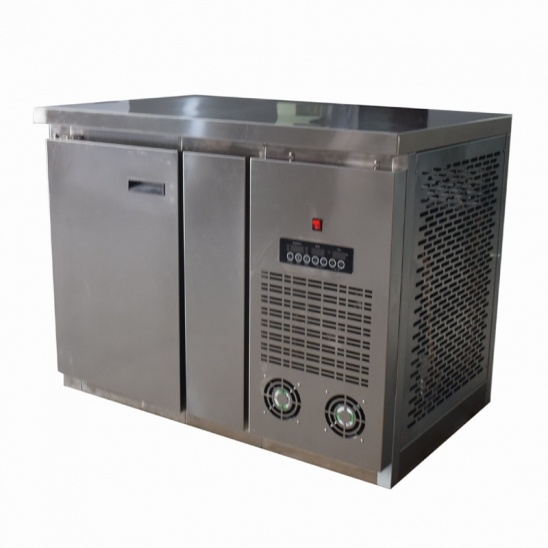 La venta directa de fábrica de acero inoxidable de la cocina de nuestro restaurante bajo bar congelador 
