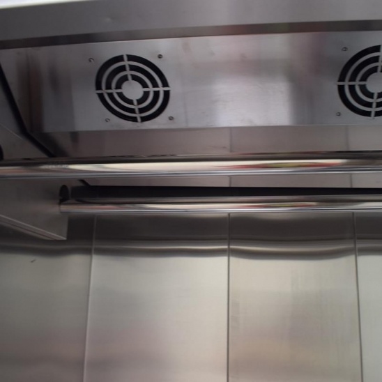 Directa de la fábrica de acero inoxidable 304 de la puerta de vidrio seco de carne de res de edad gabinete de la pantalla 
