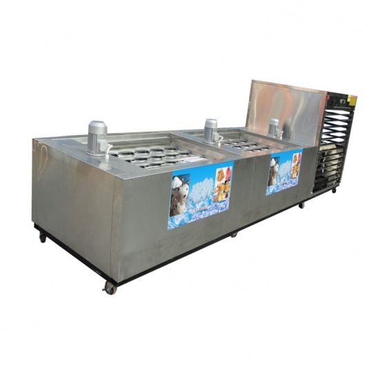 China de acero inoxidable comercial cilíndrico de hielo de la máquina de congelación 