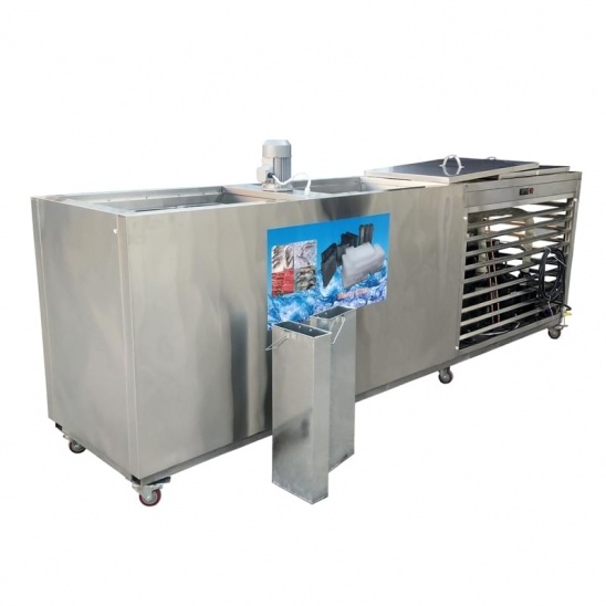 De alta calidad de la venta caliente 24-modo de acero inoxidable de un bloque de hielo que hace la máquina 