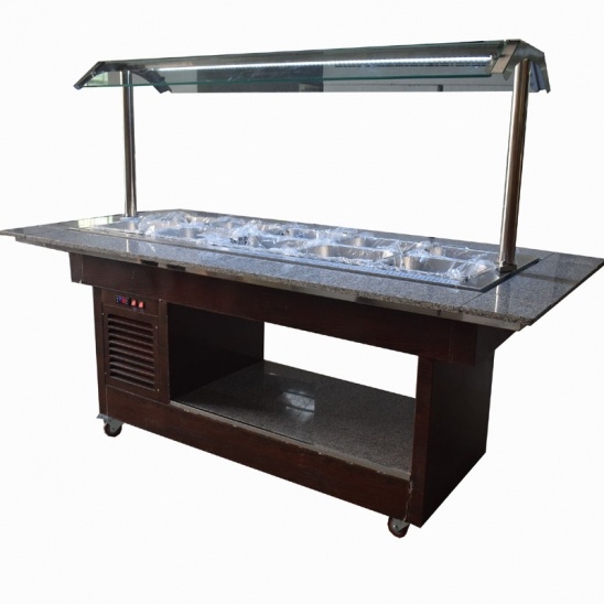 Directo de fábrica Simple de acero inoxidable buffet frío de la tabla 