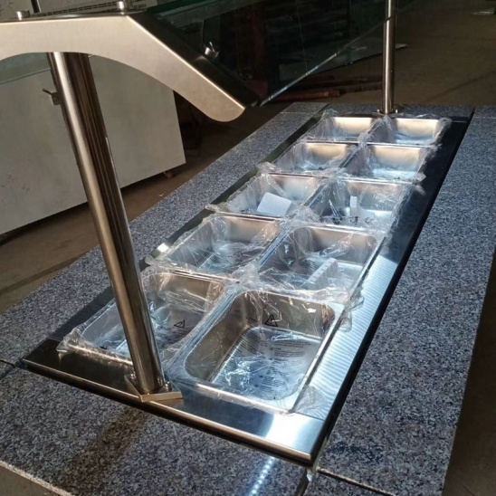 Directo de fábrica Simple de acero inoxidable buffet frío de la tabla 