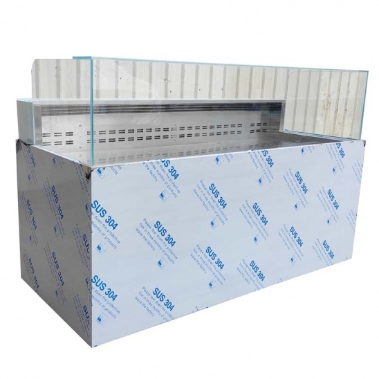 Refrigerador de alimentos de refrigeración por aire de acero inoxidable personalizado 