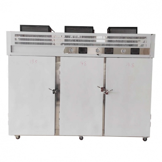venta directa Tres puertas Máquina de congelación rápida de refrigeración por aire enchufable 