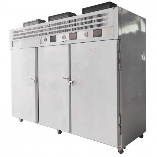 venta directa Tres puertas Máquina de congelación rápida de refrigeración por aire enchufable 