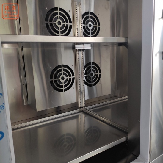 congelador rápido de baja temperatura de doble puerta horizontal dedicado personalizado 